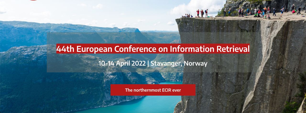 Seven Papers Accepted at ECIR 2022