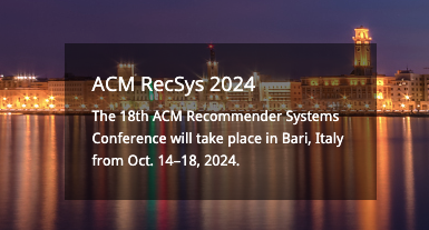 IRLab Papers Accepted at RecSys 2024